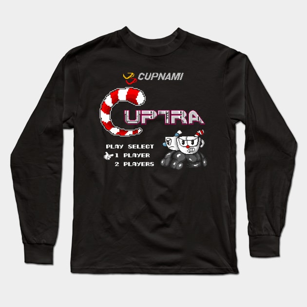 Cuptra Long Sleeve T-Shirt by RetroPixelWorld